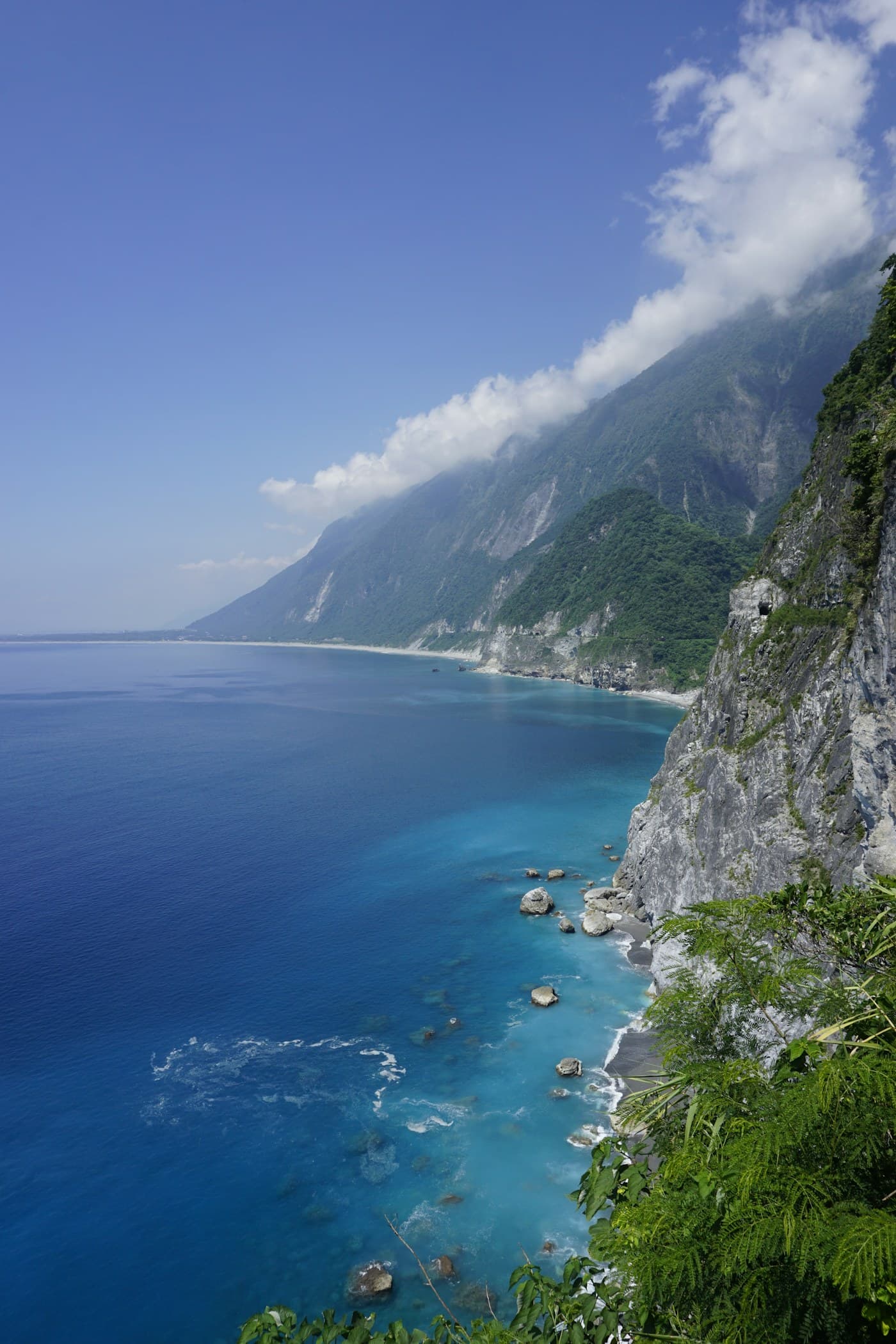 花蓮清水斷崖的山海景色